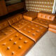 Mah Jongde Roche Bobois vintage leather lounge