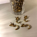 Hook gilded bronze