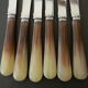 Lot de 6 couteaux vintage lame inox Thiers France