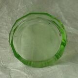 Saupoudreuse en verre en verre a facettes couleur ouraline