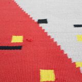 1960s Wool Abstract Rug, Czechoslovakia