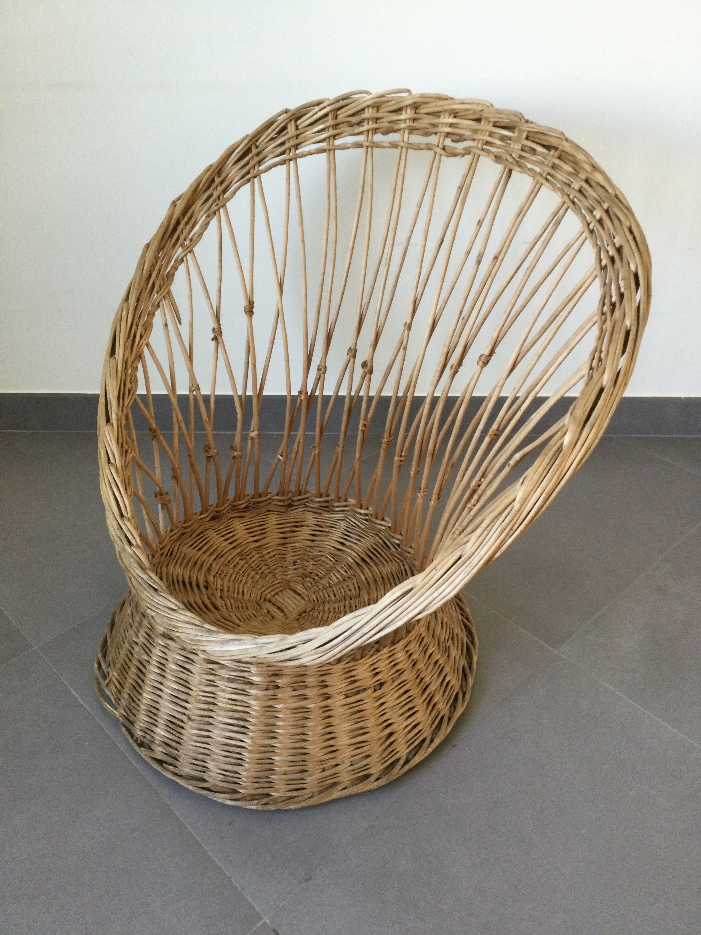 Rattan armchair