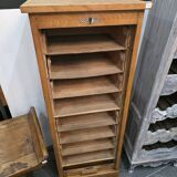 Curtain filing cabinet