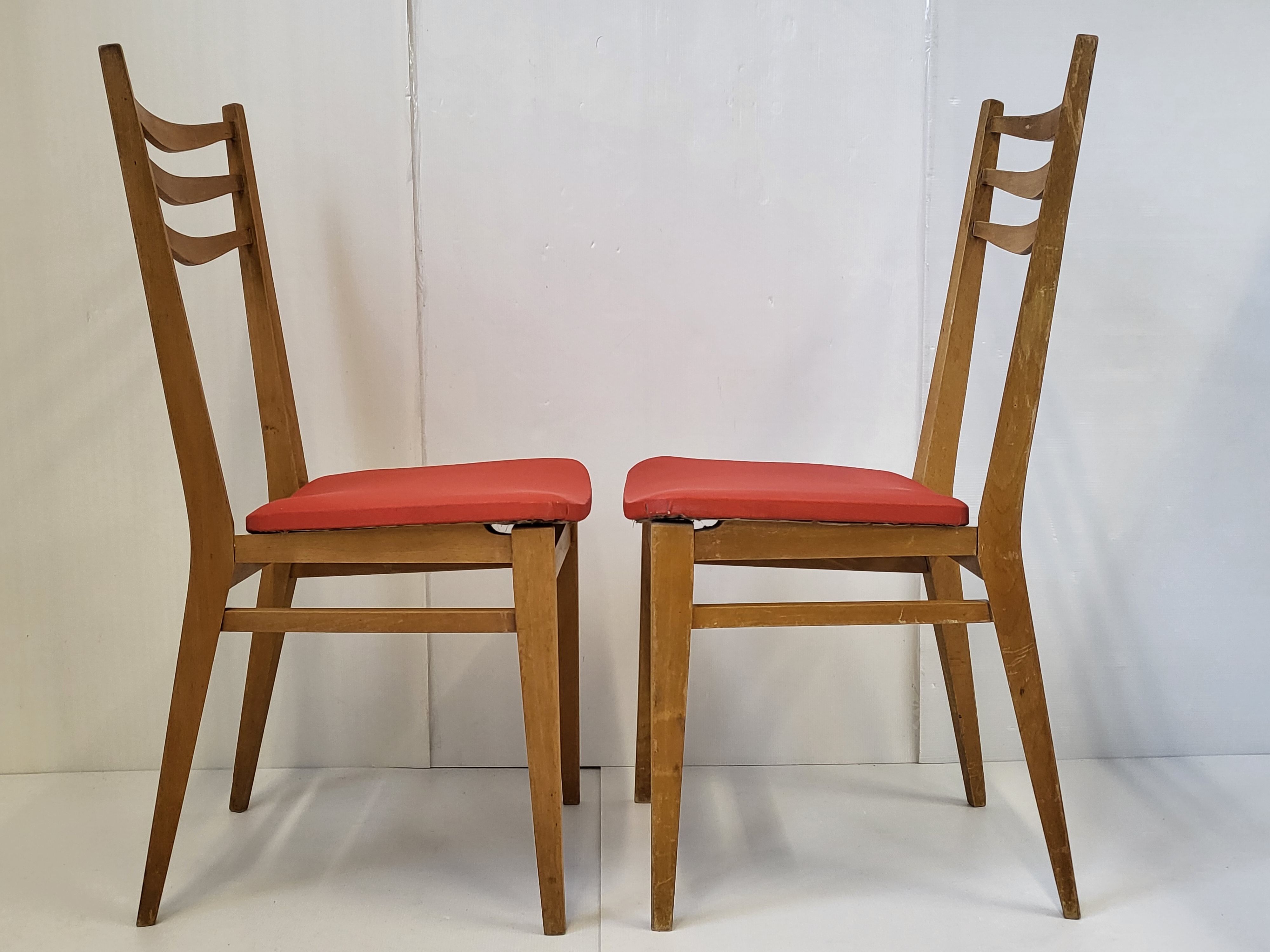 Suite of 5 chairs 1950