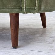 1970s, Danish by Kurt Østervig, 3-seater sofa, furniture velour, teak wood.
