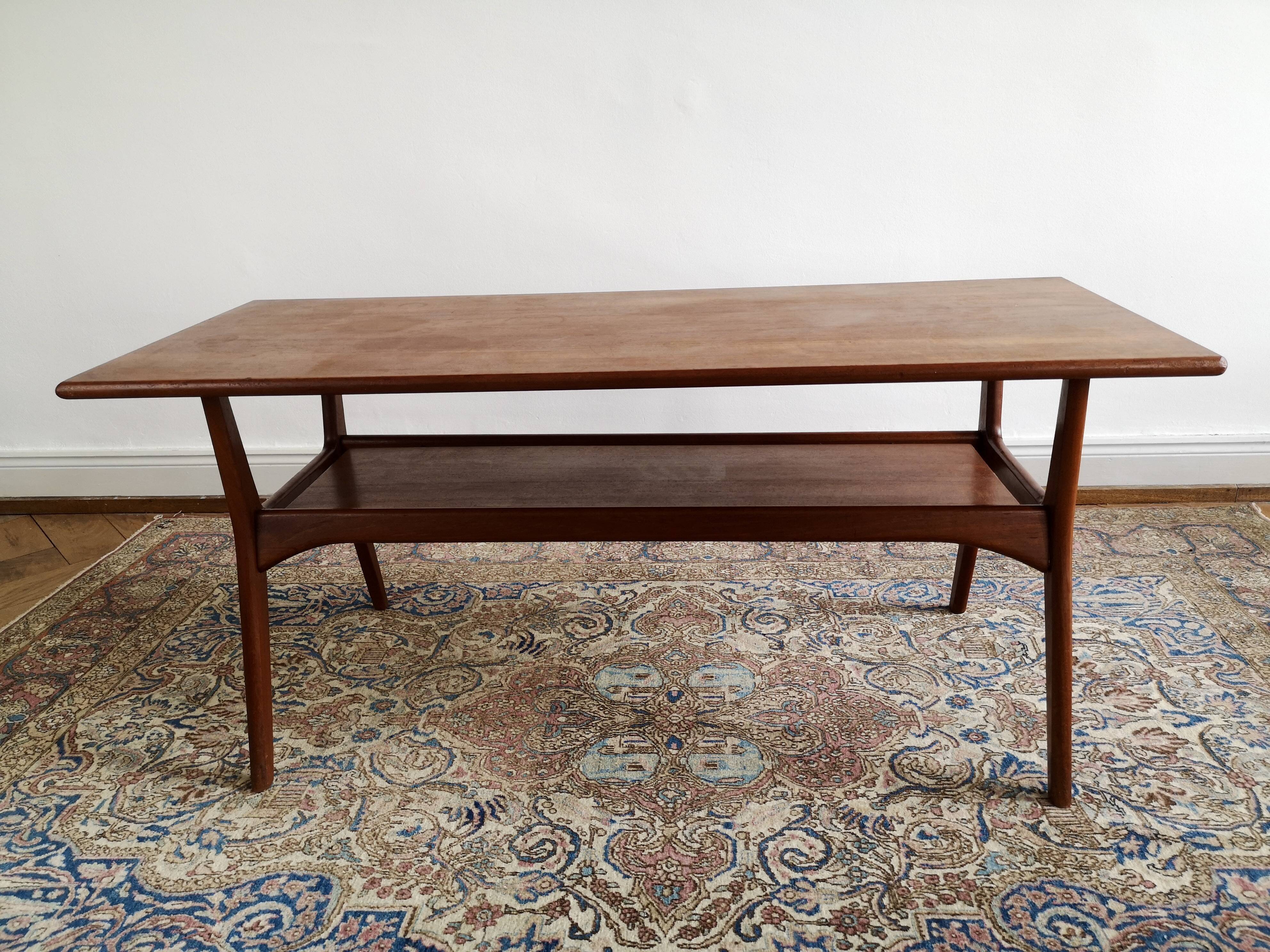 Scandinavian coffee table 60, teak