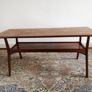 Table basse scandinave 60 en teck