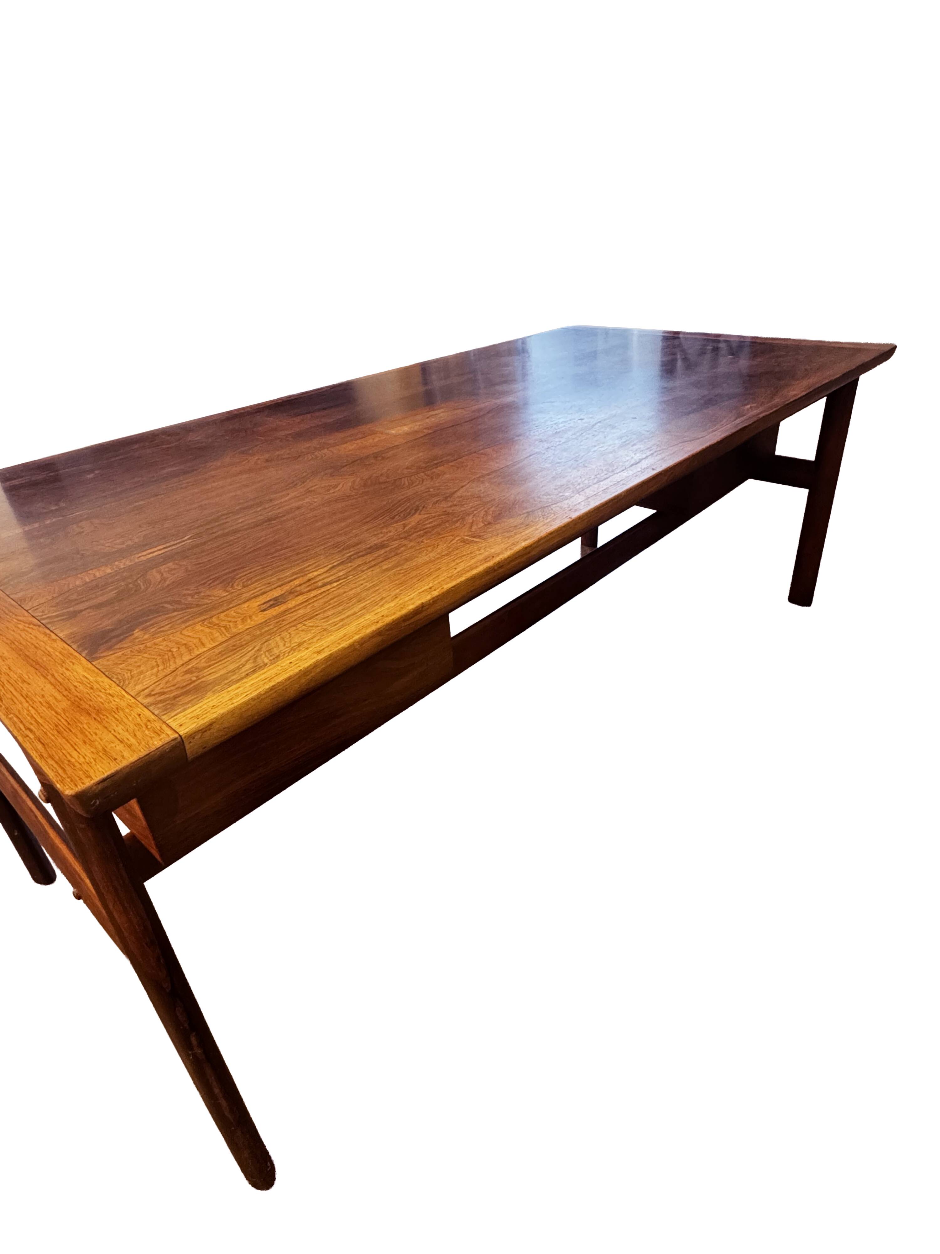 Large executive desk Sibast in rosewood model 223 by Arne Vodder
