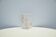 White square vase of pink spots from Denmark