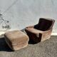 fauteuil et ottoman  Michel Cadestin pour Airborne