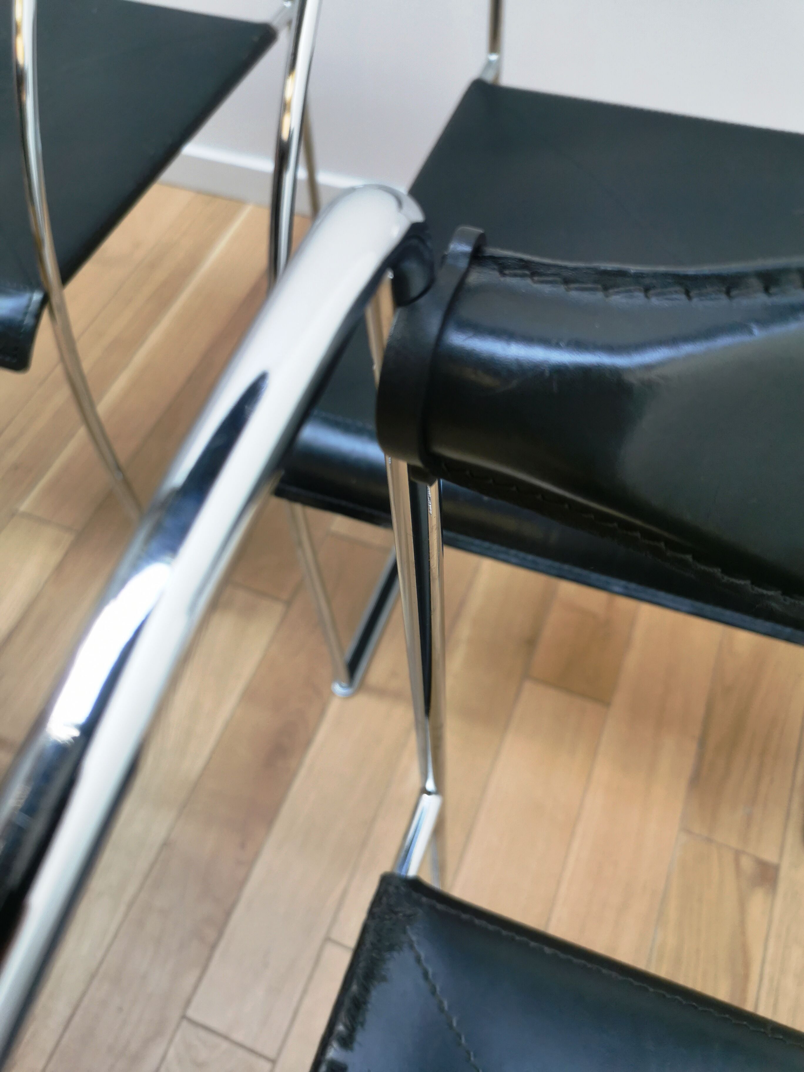 Suite of 4 Patoz chairs by Francesco Soro for ICF Italy