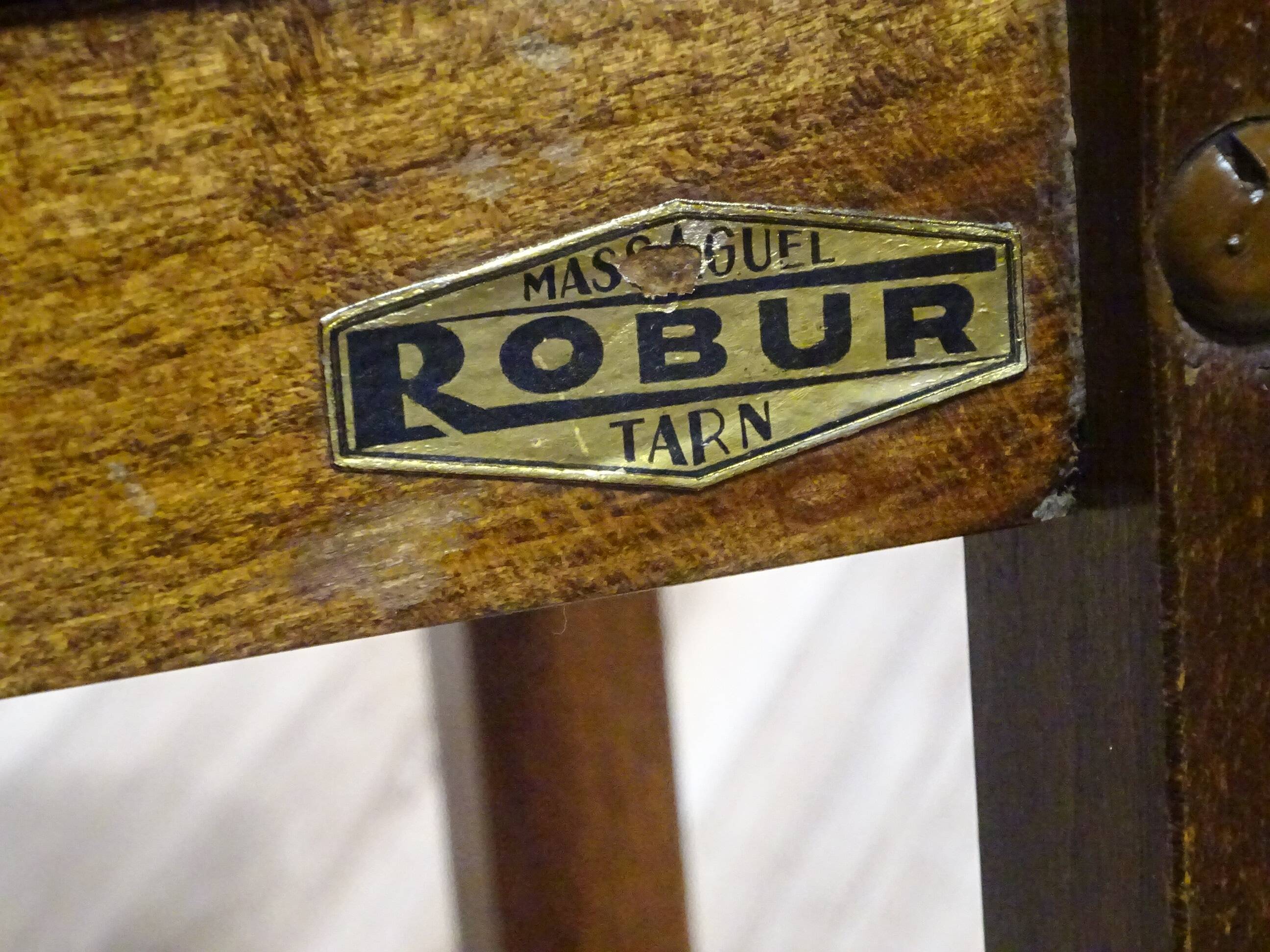 Art Deco chairs, French made by Robur, set of 2