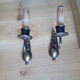 Wall light imitation candles bronze patinated