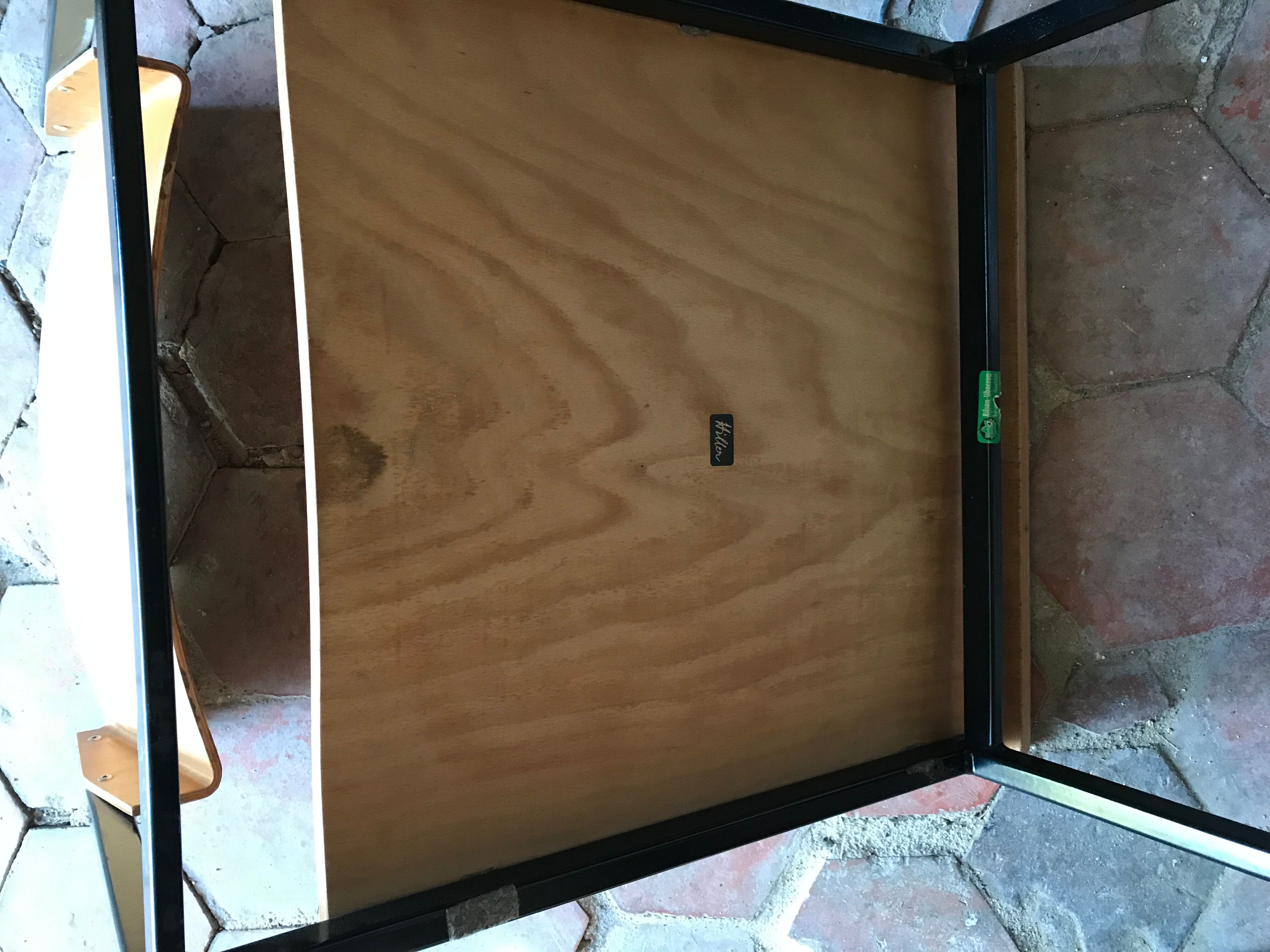 Set of 4 vintage chairs Hiller 1980's