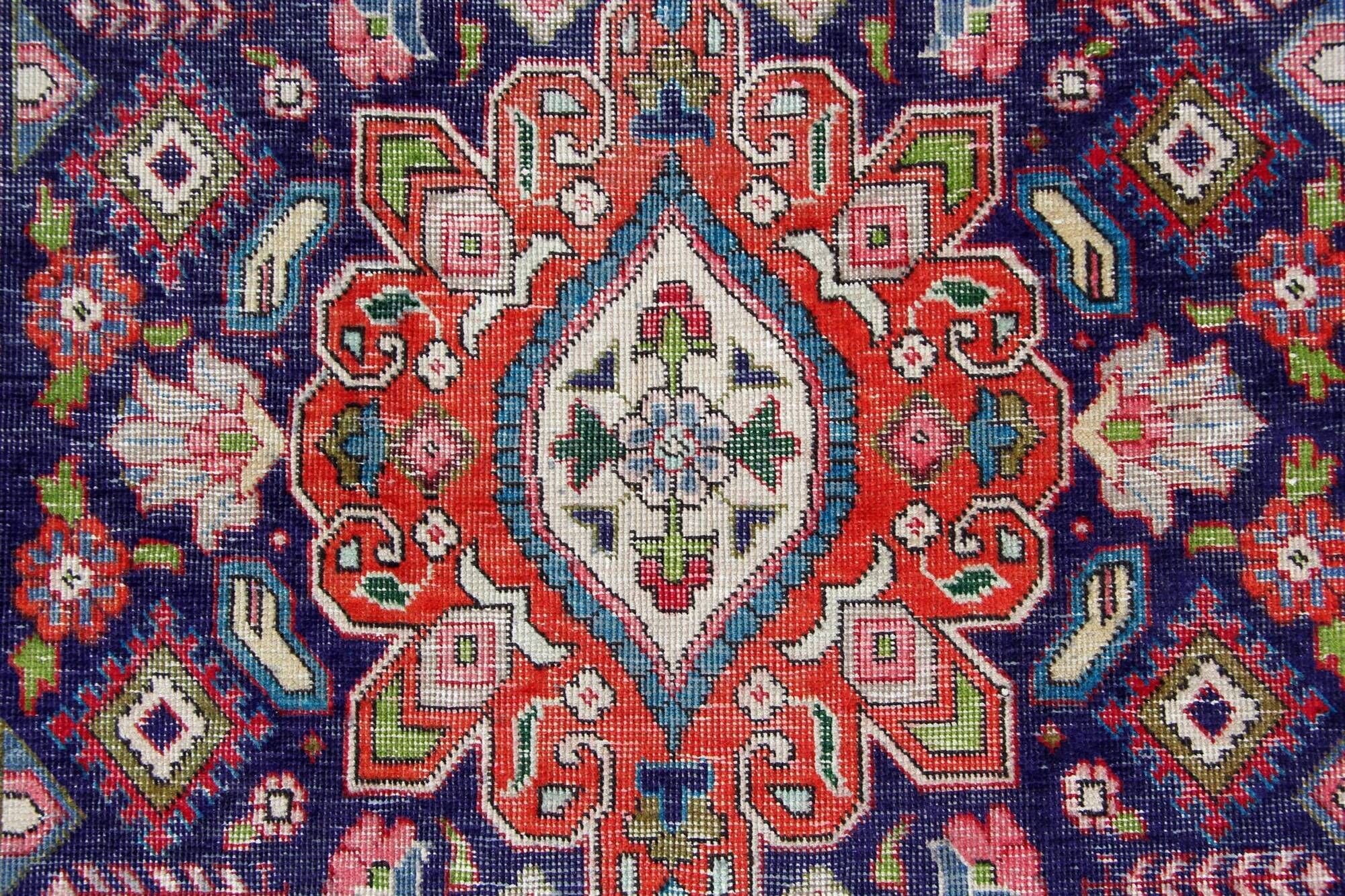Tapis persan vintage en laine- 185x130cm
