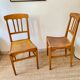 Paire de chaise bistrot Stella France vintage années 50