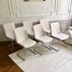 Set of Six Vintage "luge" chairs restored
