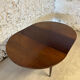 Vintage rosewood extendable dining table