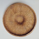Asian rattan hat braided