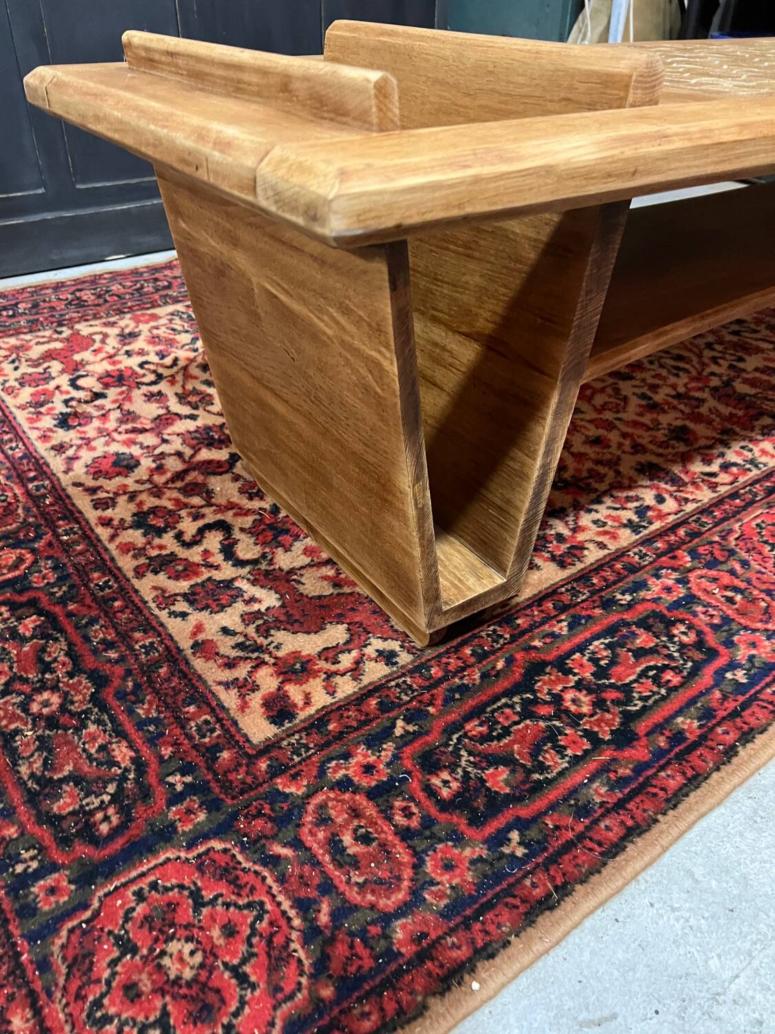 Oak coffee table published by Votre maison.