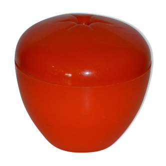 Pomme orange seau à glaçons années 70