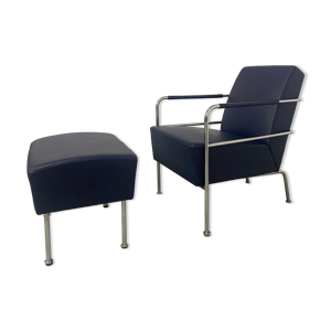 Fauteuil et repose pied