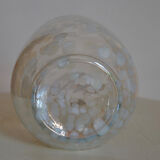 Vase with iridescent pattern