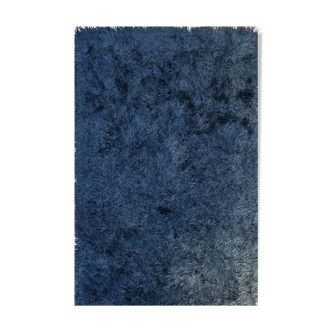 Tapis moderne bleu nuit 300 cm X 200 cm