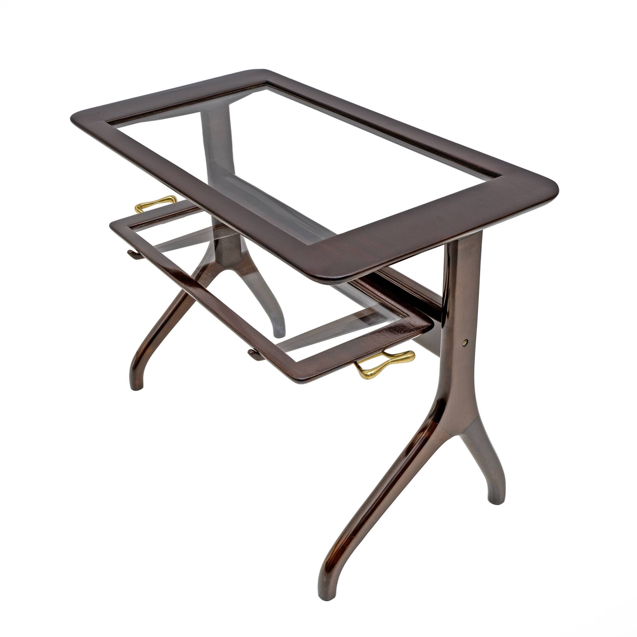 Table à plateau italienne moderne du milieu du siècle attribuée à Ico Parisi