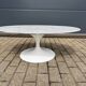 Original Knoll Tulip Oval Coffee Table Eero Saarinen Statuarietto 107x70