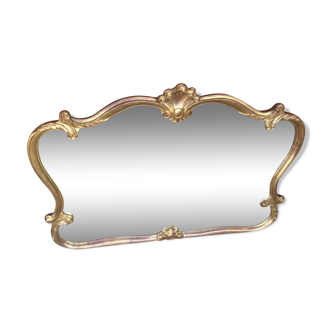 Old golden mirror 106x74cm