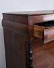 Secretary – Polished oak – Green felt cloth & brass handles – 4 drawers – 1820s