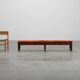 Rustic Oak Farmhouse Bench with Beautiful Patina, France ca. 1820