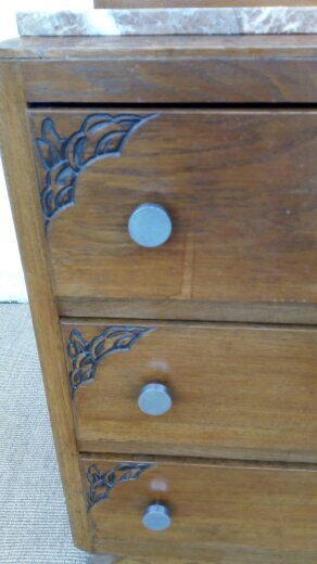 Commode avec miroir