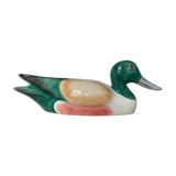 Duck Colbert vintage glazed ceramic sculpture