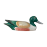 Duck Colbert vintage glazed ceramic sculpture