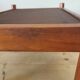 Pair of Dyrlund leather footrest 60s leather