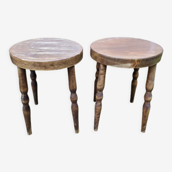 Pair of vintage Baumann stools 80