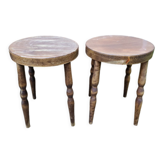 Pair of vintage Baumann stools 80