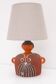 Scandinavian pottery table lamp by Thomas Hellström for Nittsjö, 1970s