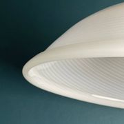 Large swirling Italian Murano glass pendant lamp, 1980s.