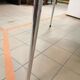 Table en formica vanille vintage