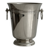 Shiny metal champagne bucket