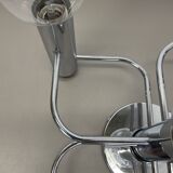 Beautiful 5-light sciolari ceiling light sconces by leola leuchten germany 1970s