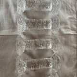 Set of 6 vintage glass knife rests
