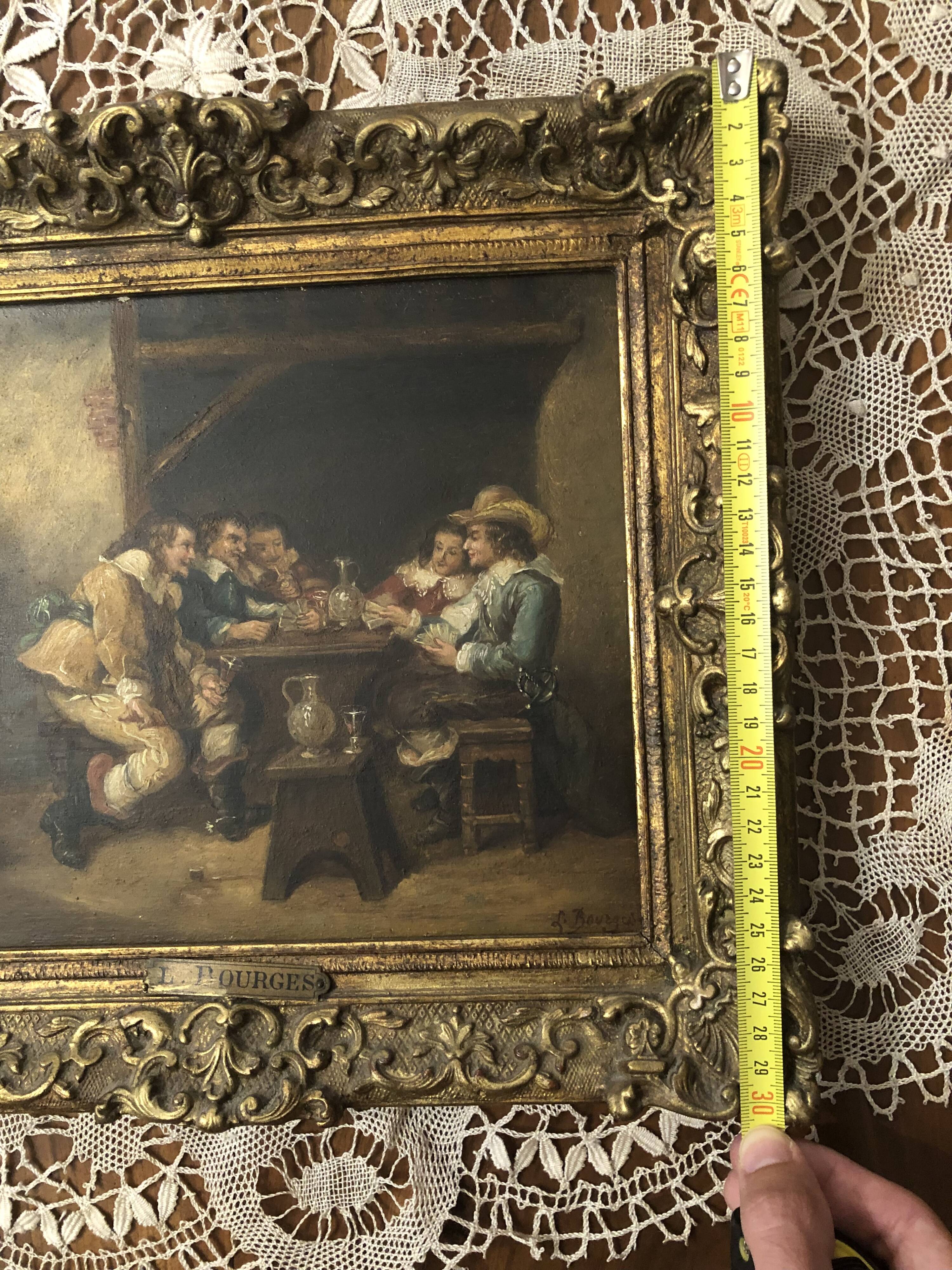 Léonide bourges the tavern oil on panel