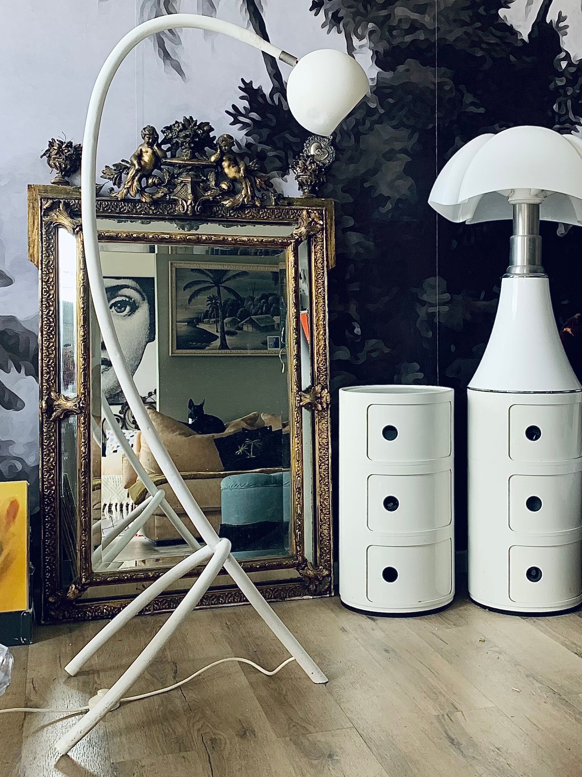 Arc Raak eyeball floor lamp