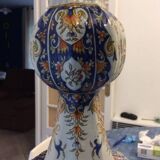 Desvres earthenware vase