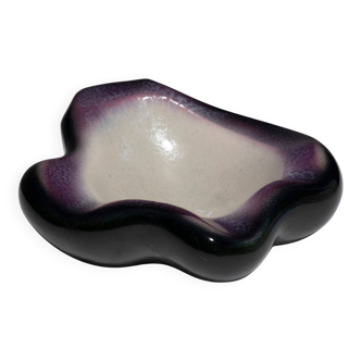 Large earthenware ashtray, pol chambost, 1960s