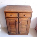 Small vintage wooden sideboard
